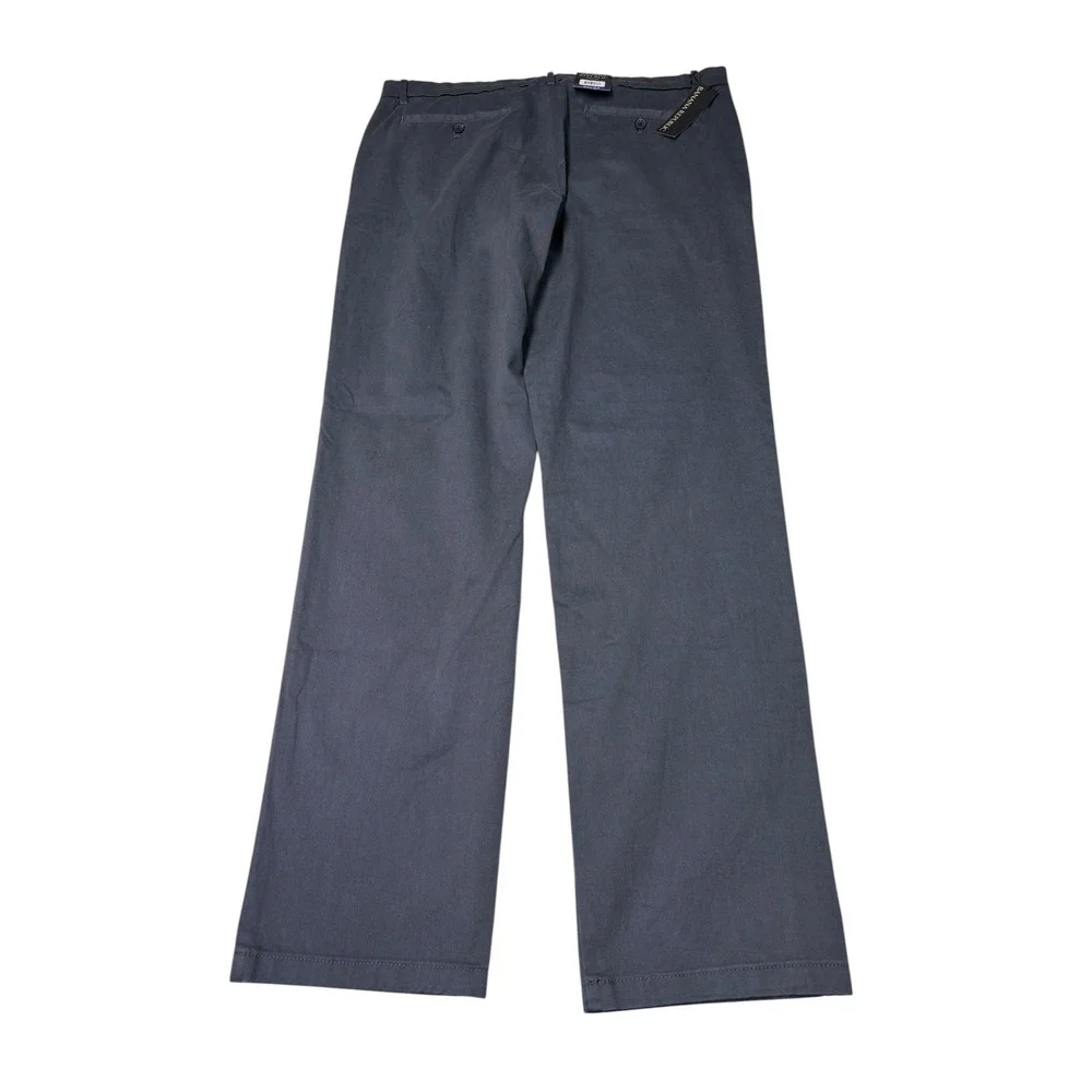 NWT Banana Republic Mens Gray Chino Pants Straight Leg Cotton Stretch 36x34